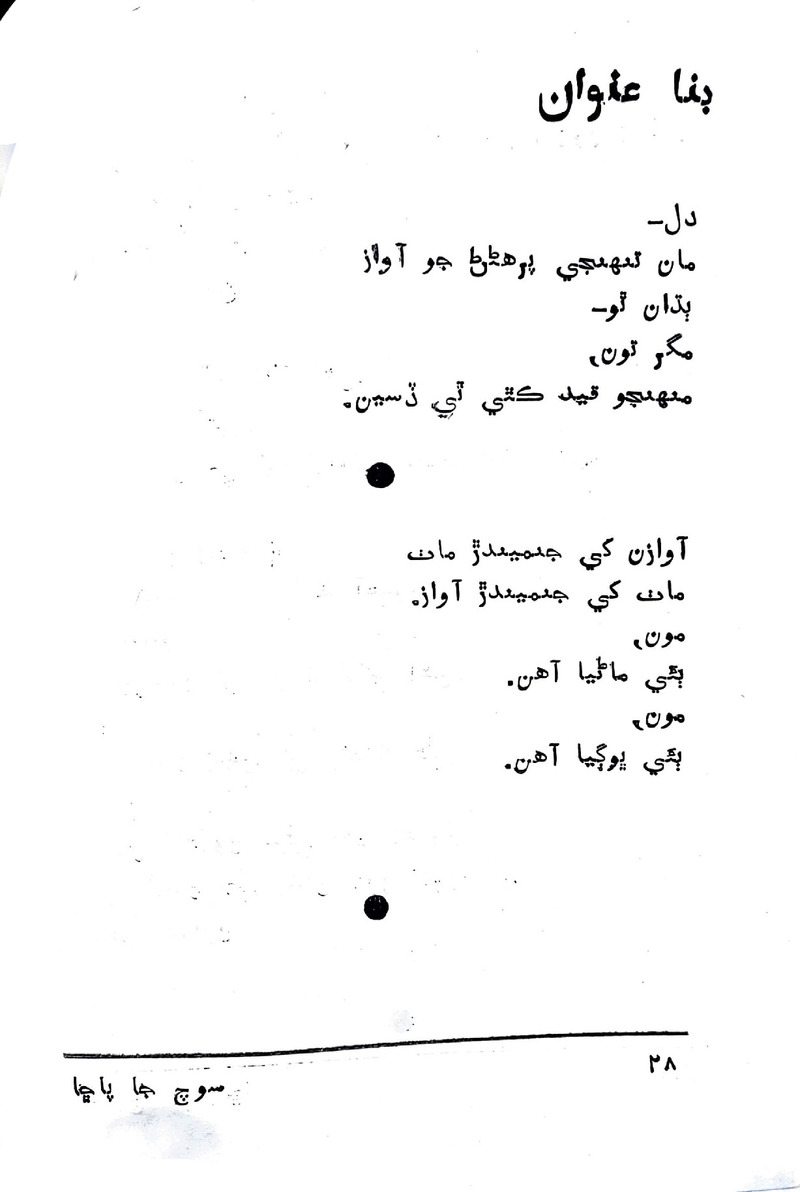 Soch Ja Pacchha (New Poetry) - Page no 29