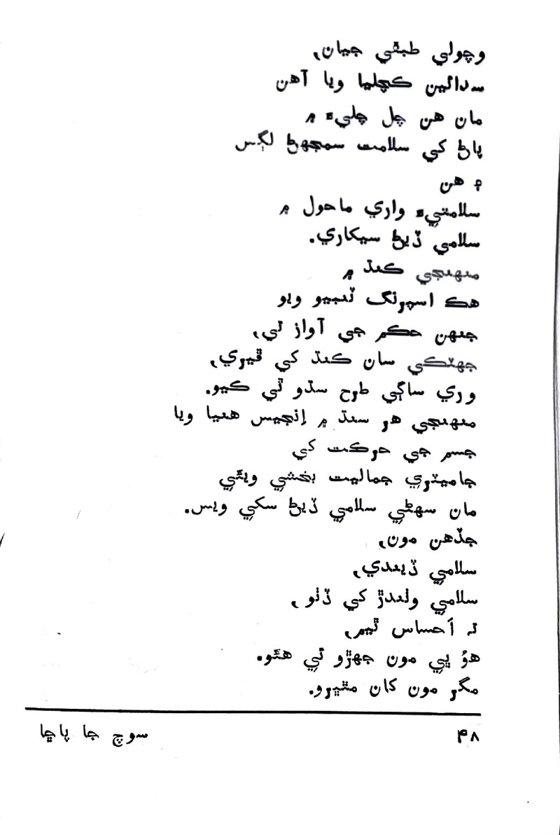 Soch Ja Pacchha (New Poetry) - Page no 49