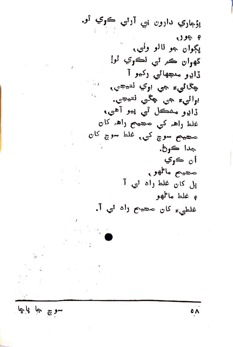 Soch Ja Pacchha (New Poetry) - Page no 59