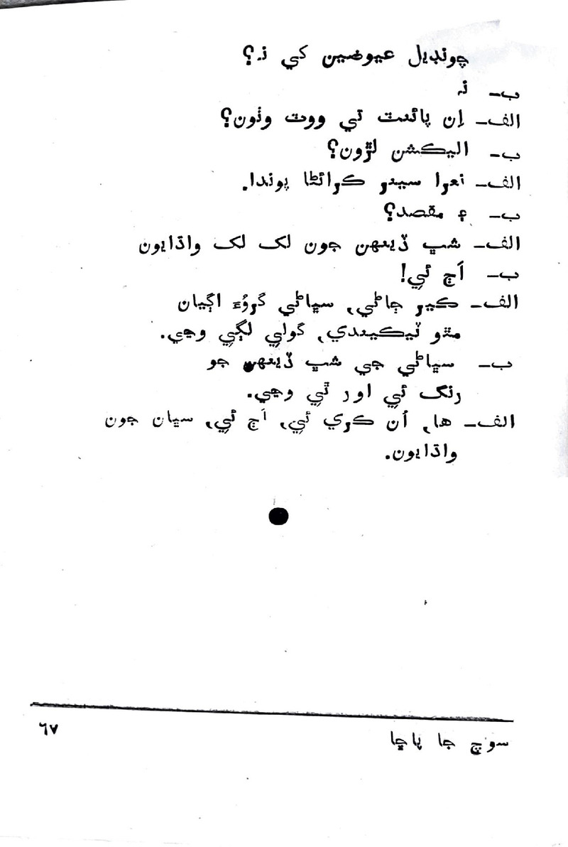 Soch Ja Pacchha (New Poetry) - Page no 68