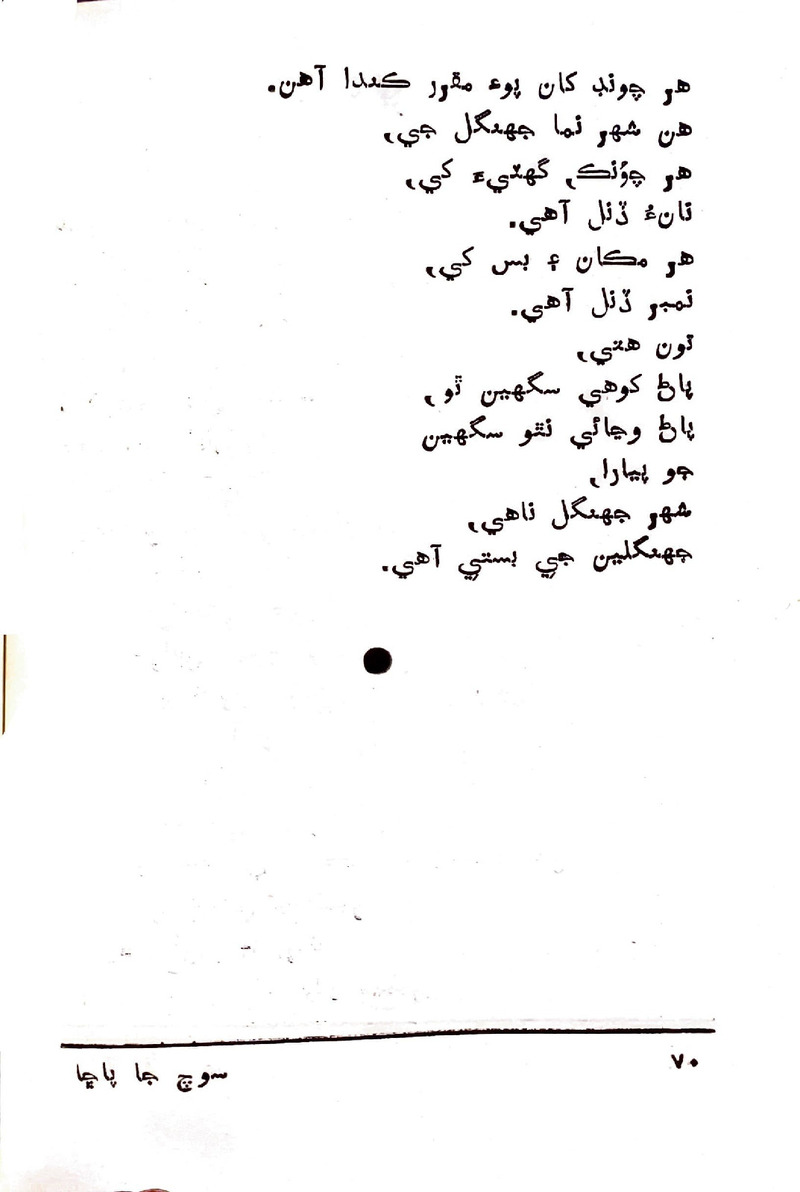 Soch Ja Pacchha (New Poetry) - Page no 71